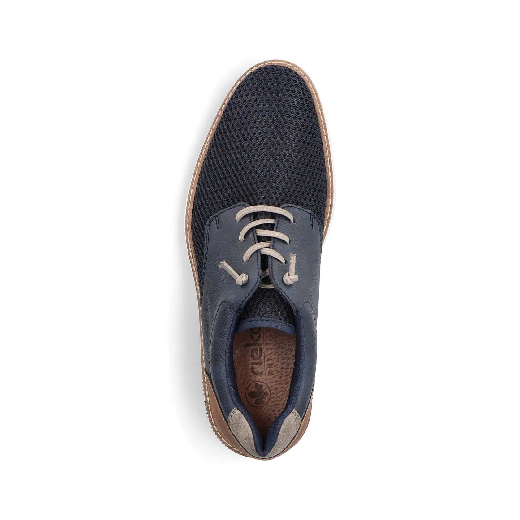 Rieker Low Shoes & Slippers-Men'S Lace-Up Shoes, Slate Blue