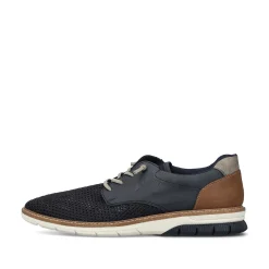 Rieker Low Shoes & Slippers-Men'S Lace-Up Shoes, Slate Blue