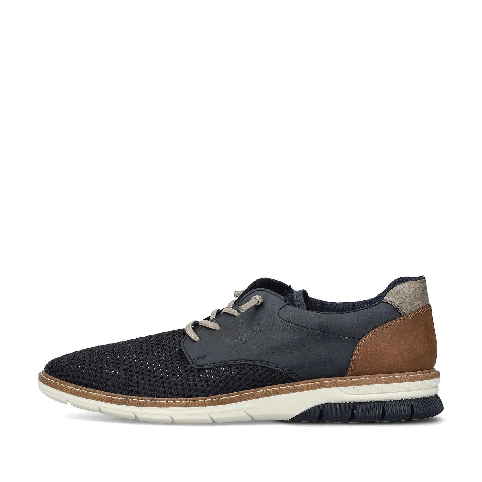 Rieker Low Shoes & Slippers-Men'S Lace-Up Shoes, Slate Blue