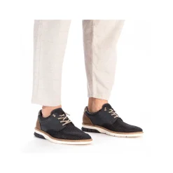 Rieker Low Shoes & Slippers-Men'S Lace-Up Shoes, Slate Blue