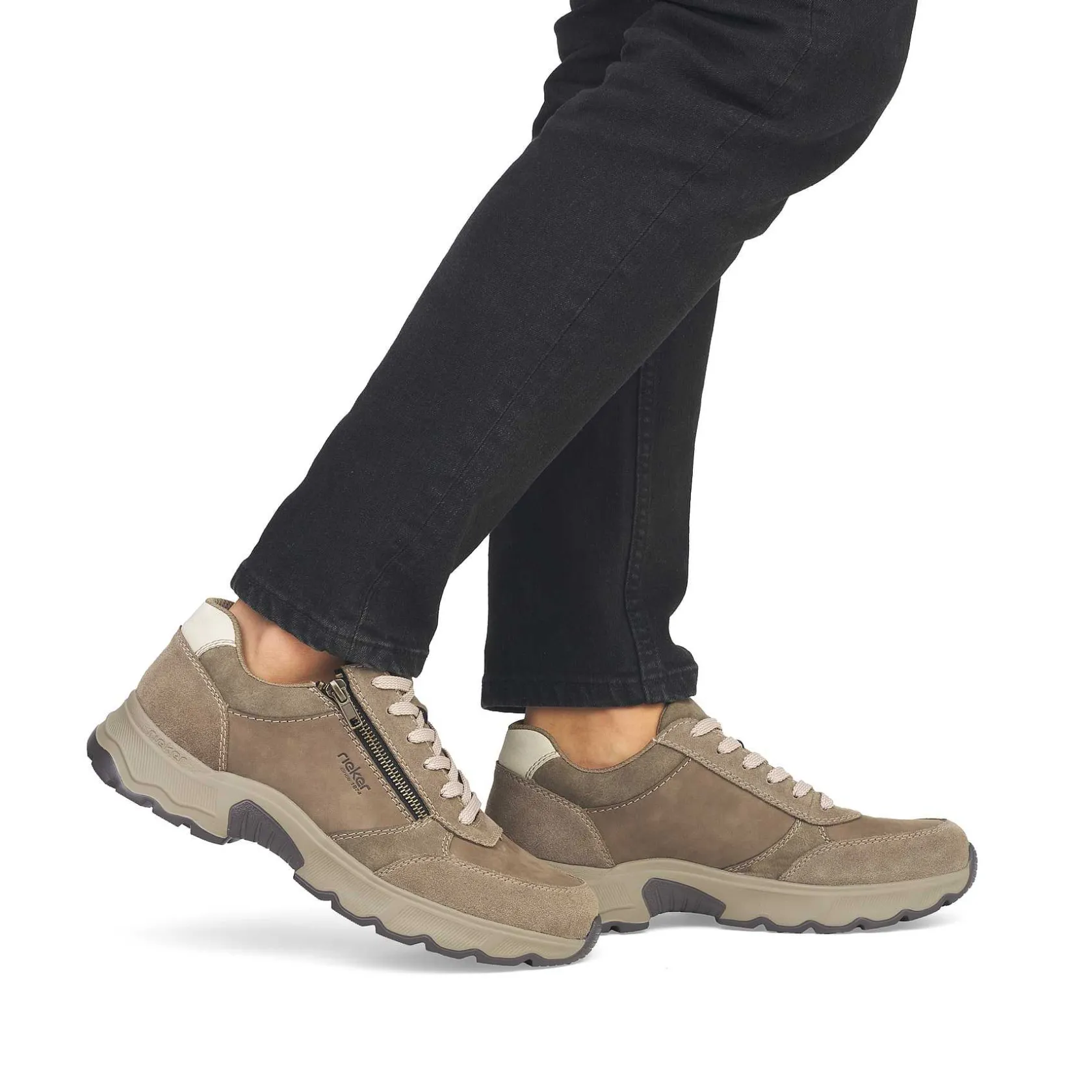 Rieker Low Shoes & Slippers-Men'S Lace-Up Shoes Light Brown