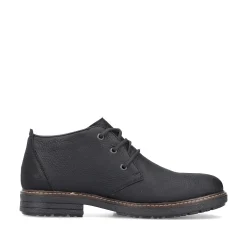 Rieker Low Shoes & Slippers-Men'S Lace-Up Shoes Asphalt Black