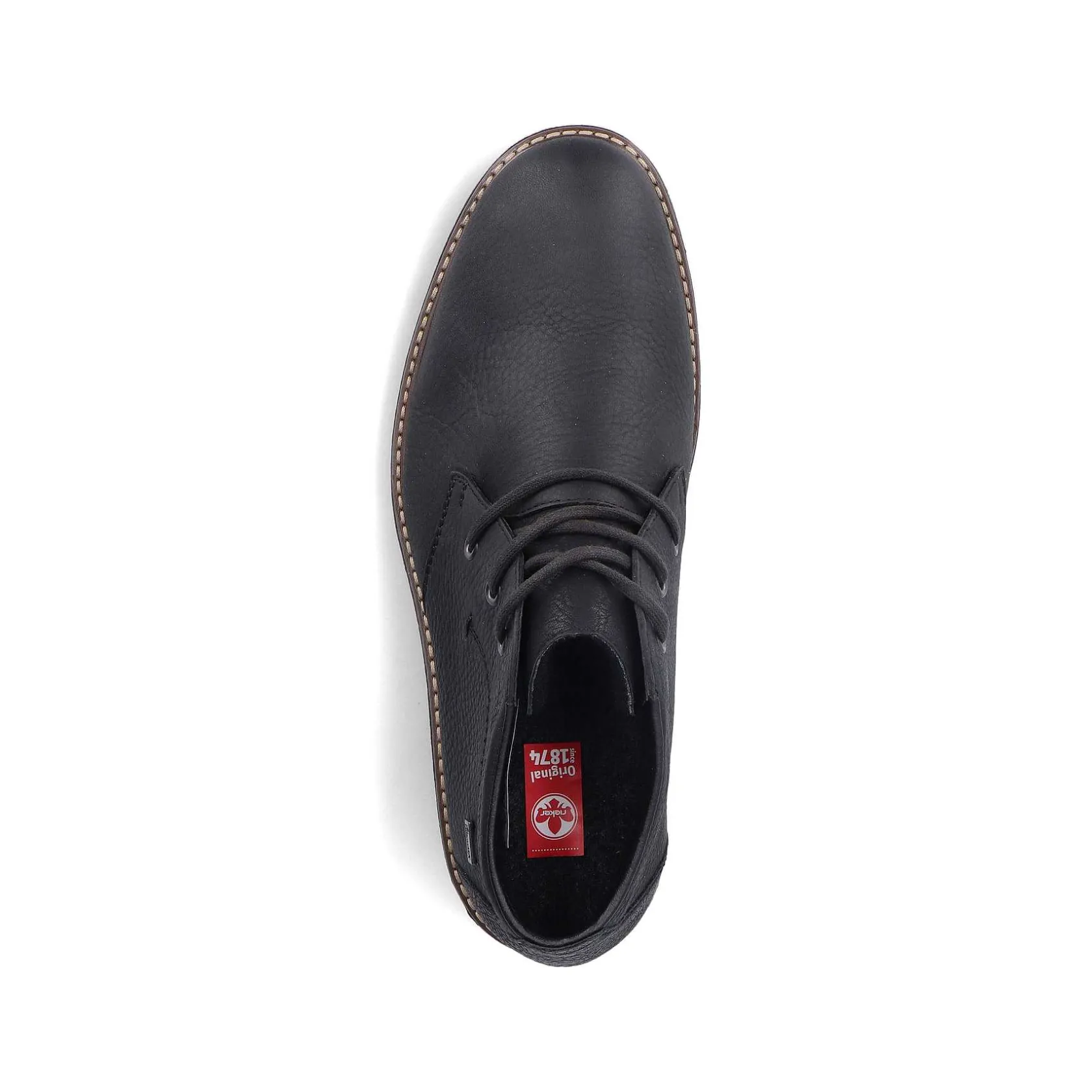 Rieker Low Shoes & Slippers-Men'S Lace-Up Shoes Asphalt Black