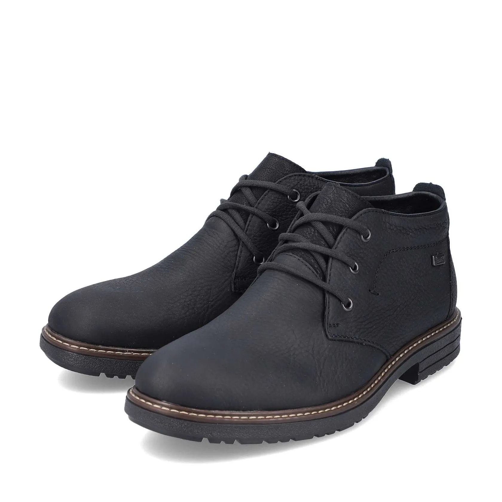 Rieker Low Shoes & Slippers-Men'S Lace-Up Shoes Asphalt Black