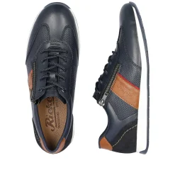 Rieker Business Shoes-Men'S Lace-Up Shoes Ocean Blue