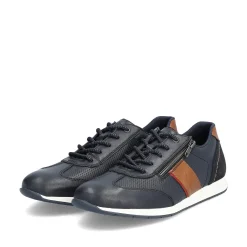 Rieker Business Shoes-Men'S Lace-Up Shoes Ocean Blue