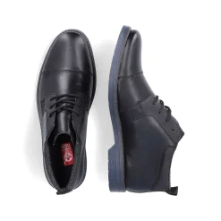 Rieker Low Shoes & Slippers-Men'S Lace-Up Shoes Glossy Black