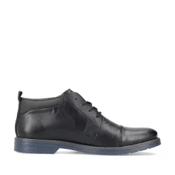Rieker Low Shoes & Slippers-Men'S Lace-Up Shoes Glossy Black