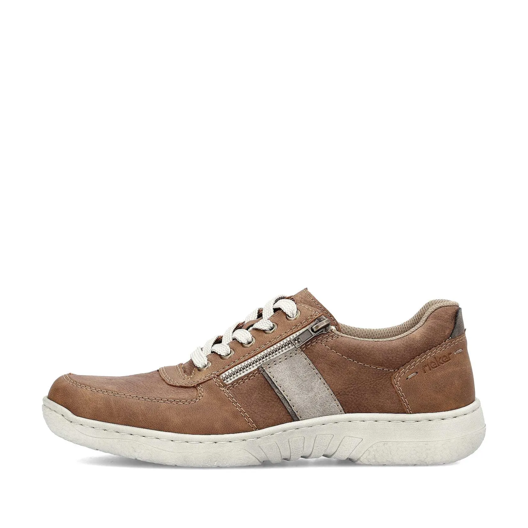 Rieker Low Shoes & Slippers-Men'S Lace-Up Shoes Nougat Brown