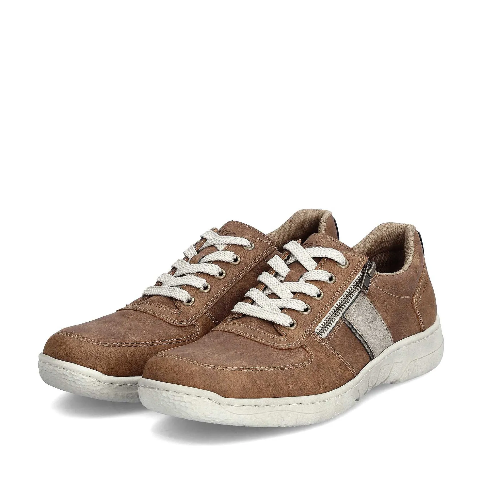 Rieker Low Shoes & Slippers-Men'S Lace-Up Shoes Nougat Brown