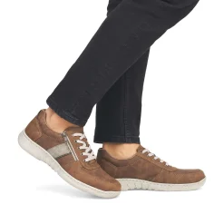 Rieker Low Shoes & Slippers-Men'S Lace-Up Shoes Nougat Brown