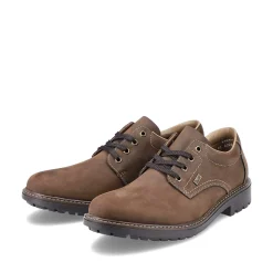 Rieker Low Shoes & Slippers-Men'S Lace-Up Shoes Coffee Brown