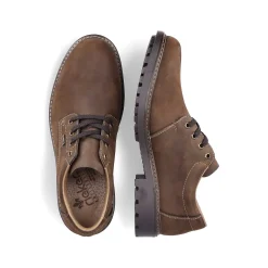 Rieker Low Shoes & Slippers-Men'S Lace-Up Shoes Coffee Brown