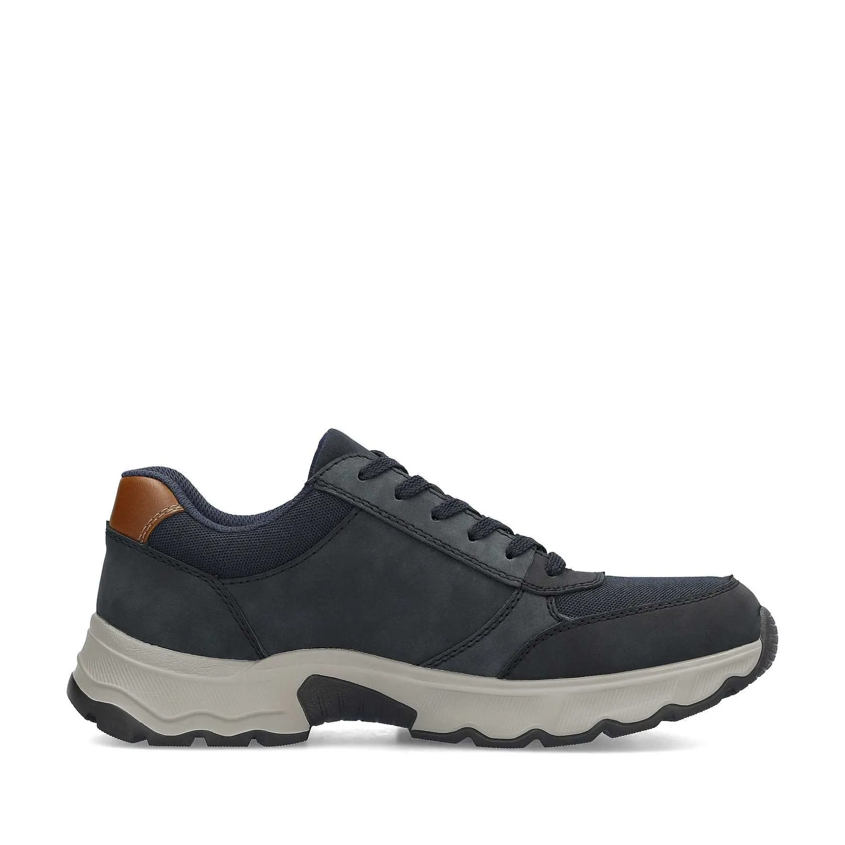 Rieker Low Shoes & Slippers-Men'S Lace-Up Shoes Steel Blue