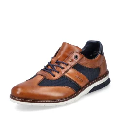 Rieker Low Shoes & Slippers-Men'S Lace-Up Shoes Cinnamon Brown-Ocean Blue