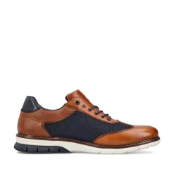 Rieker Low Shoes & Slippers-Men'S Lace-Up Shoes Cinnamon Brown-Ocean Blue