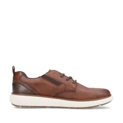 Rieker Low Shoes & Slippers-Men'S Lace-Up Shoes Chestnut Brown