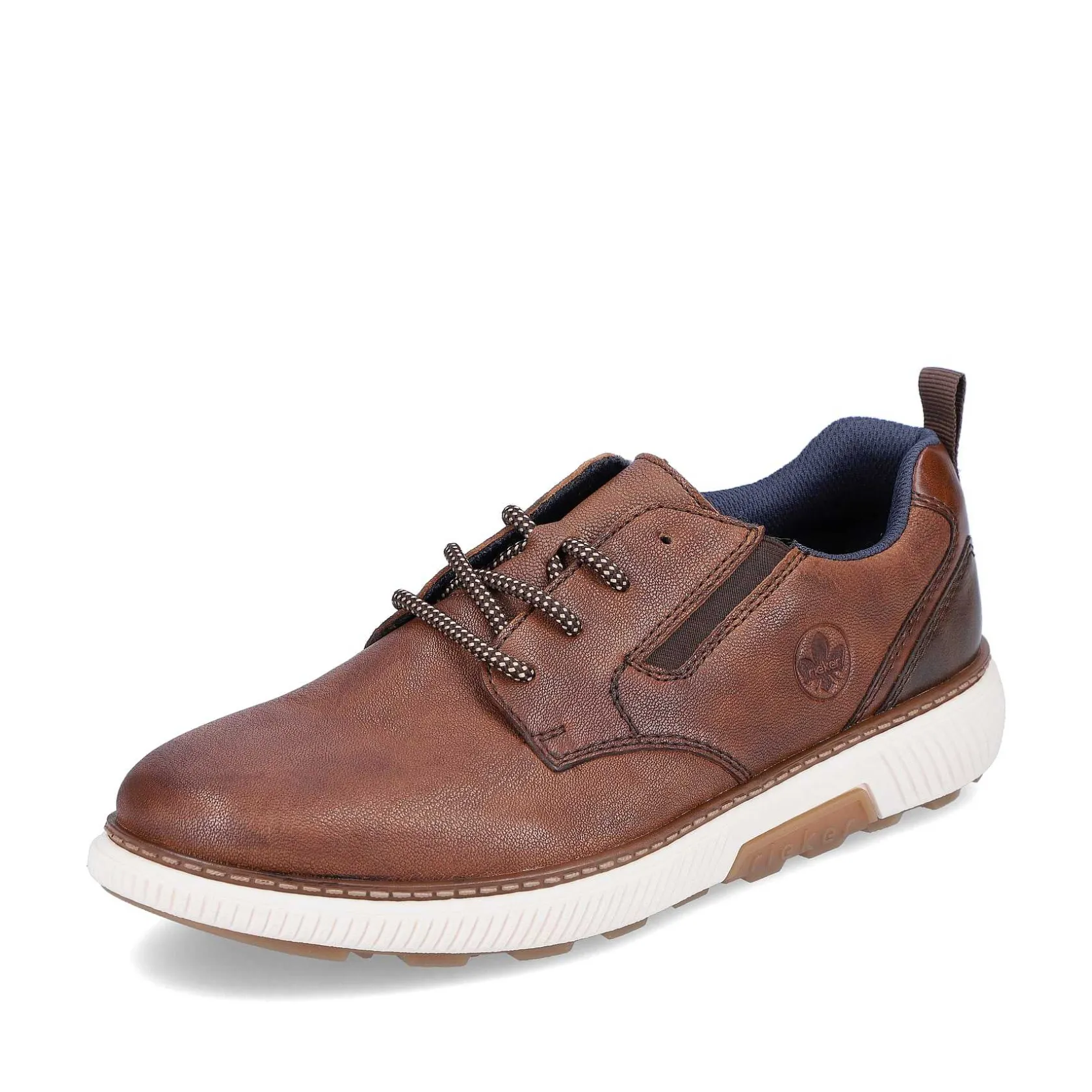 Rieker Low Shoes & Slippers-Men'S Lace-Up Shoes Chestnut Brown