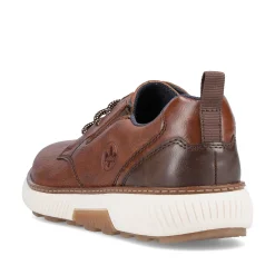 Rieker Low Shoes & Slippers-Men'S Lace-Up Shoes Chestnut Brown