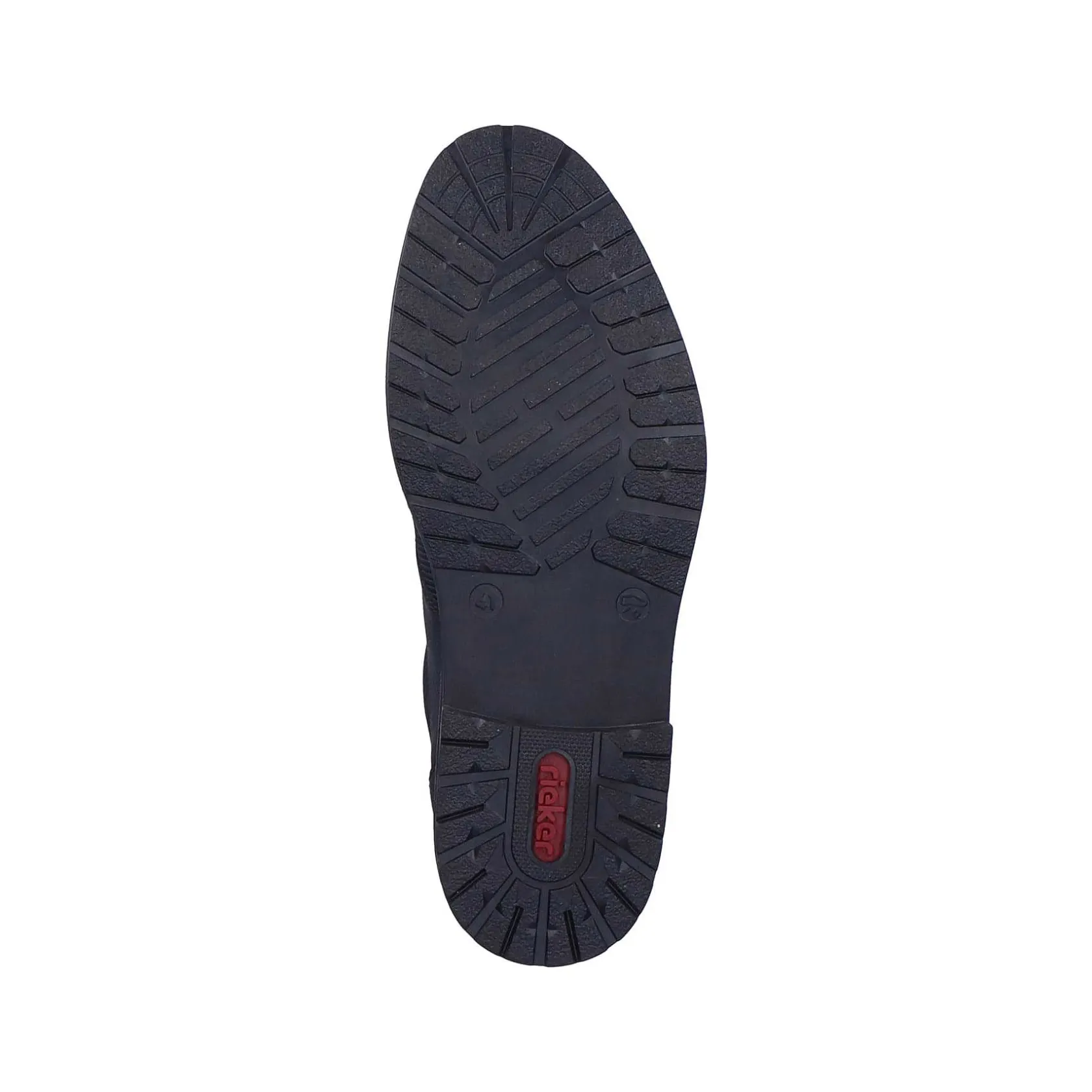 Rieker Low Shoes & Slippers-Men'S Lace-Up Shoes Graphite Black