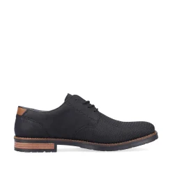 Rieker Low Shoes & Slippers-Men'S Lace-Up Shoes Graphite Black