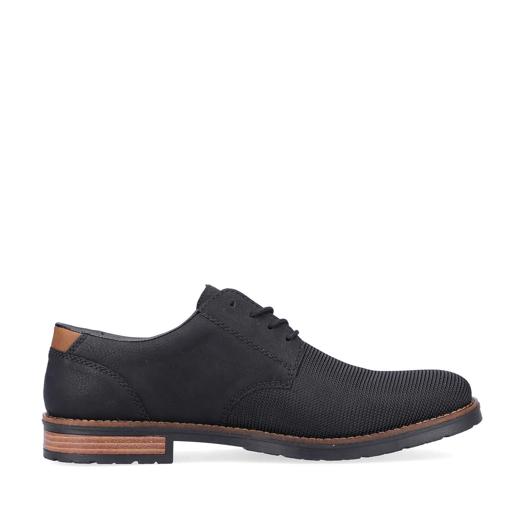 Rieker Low Shoes & Slippers-Men'S Lace-Up Shoes Graphite Black