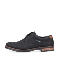 Rieker Low Shoes & Slippers-Men'S Lace-Up Shoes Graphite Black