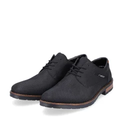 Rieker Low Shoes & Slippers-Men'S Lace-Up Shoes Graphite Black