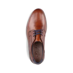 Rieker Low Shoes & Slippers-Men'S Lace-Up Shoes Chestnut Brown