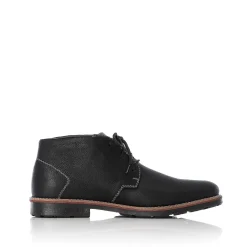 Rieker Low Shoes & Slippers-Men'S Lace-Up Shoes Graphite Black
