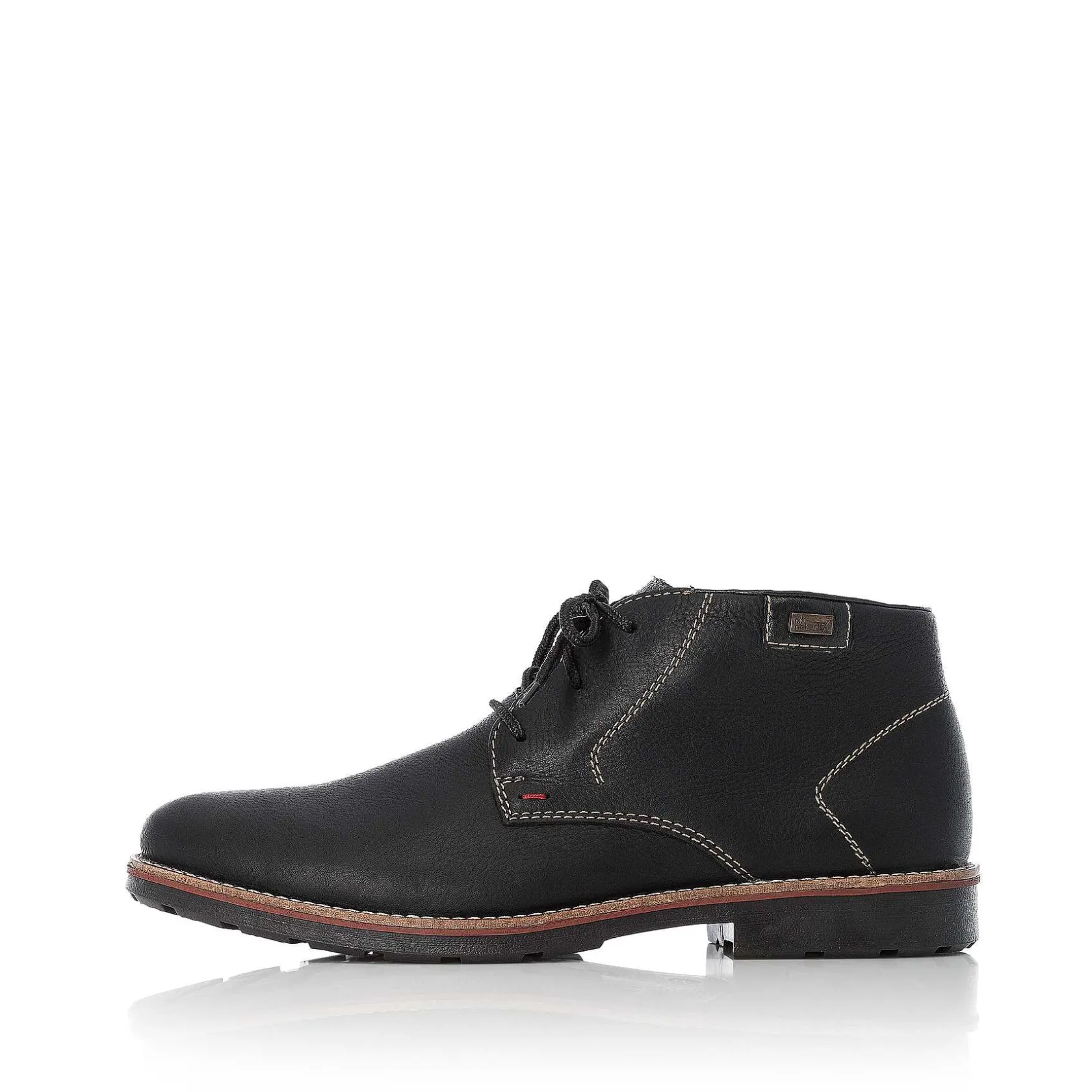 Rieker Low Shoes & Slippers-Men'S Lace-Up Shoes Graphite Black