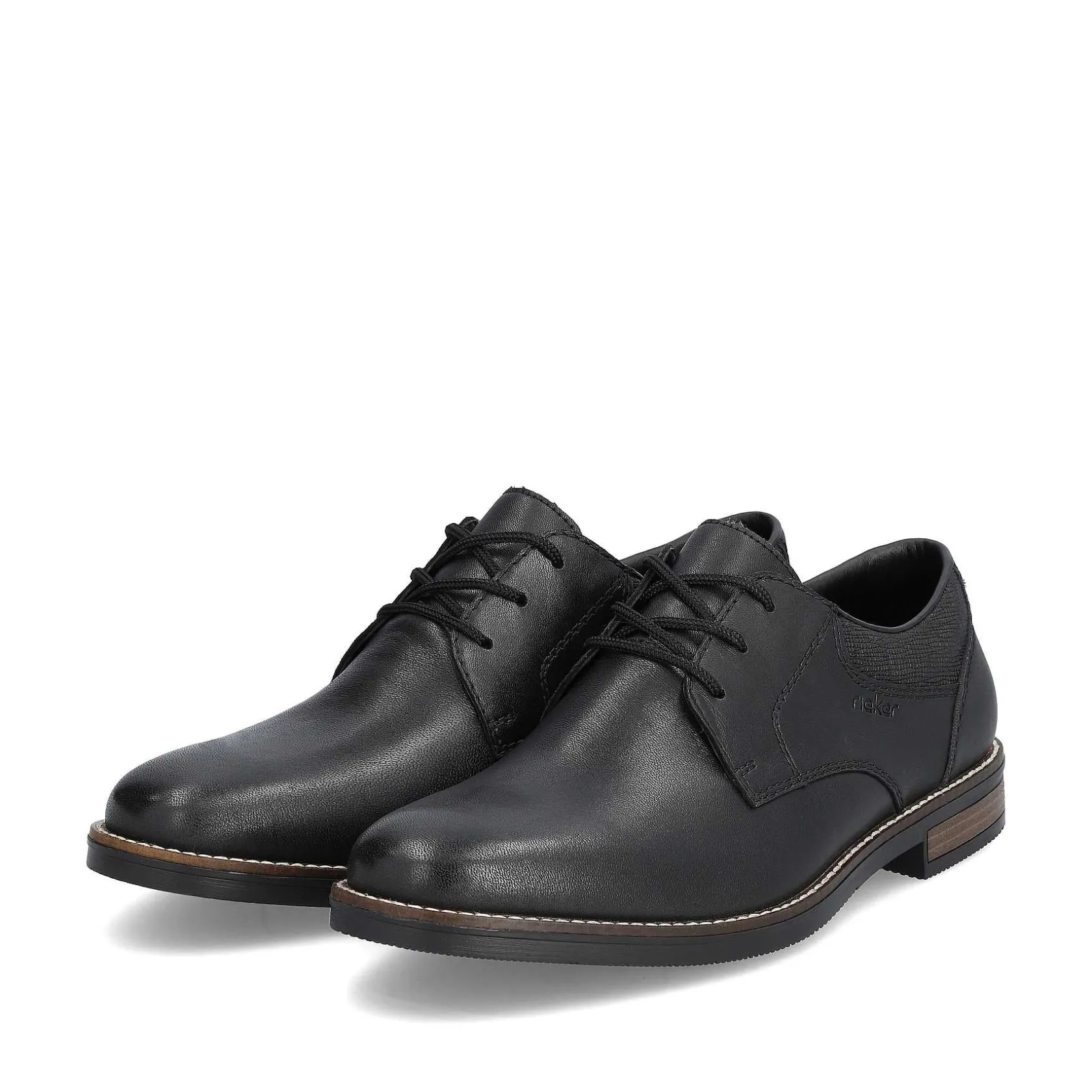 Rieker Business Shoes-Men'S Lace-Up Shoes Night Black