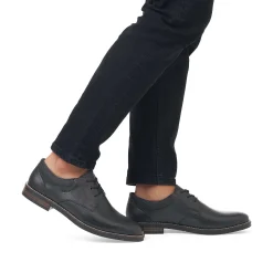 Rieker Business Shoes-Men'S Lace-Up Shoes Night Black