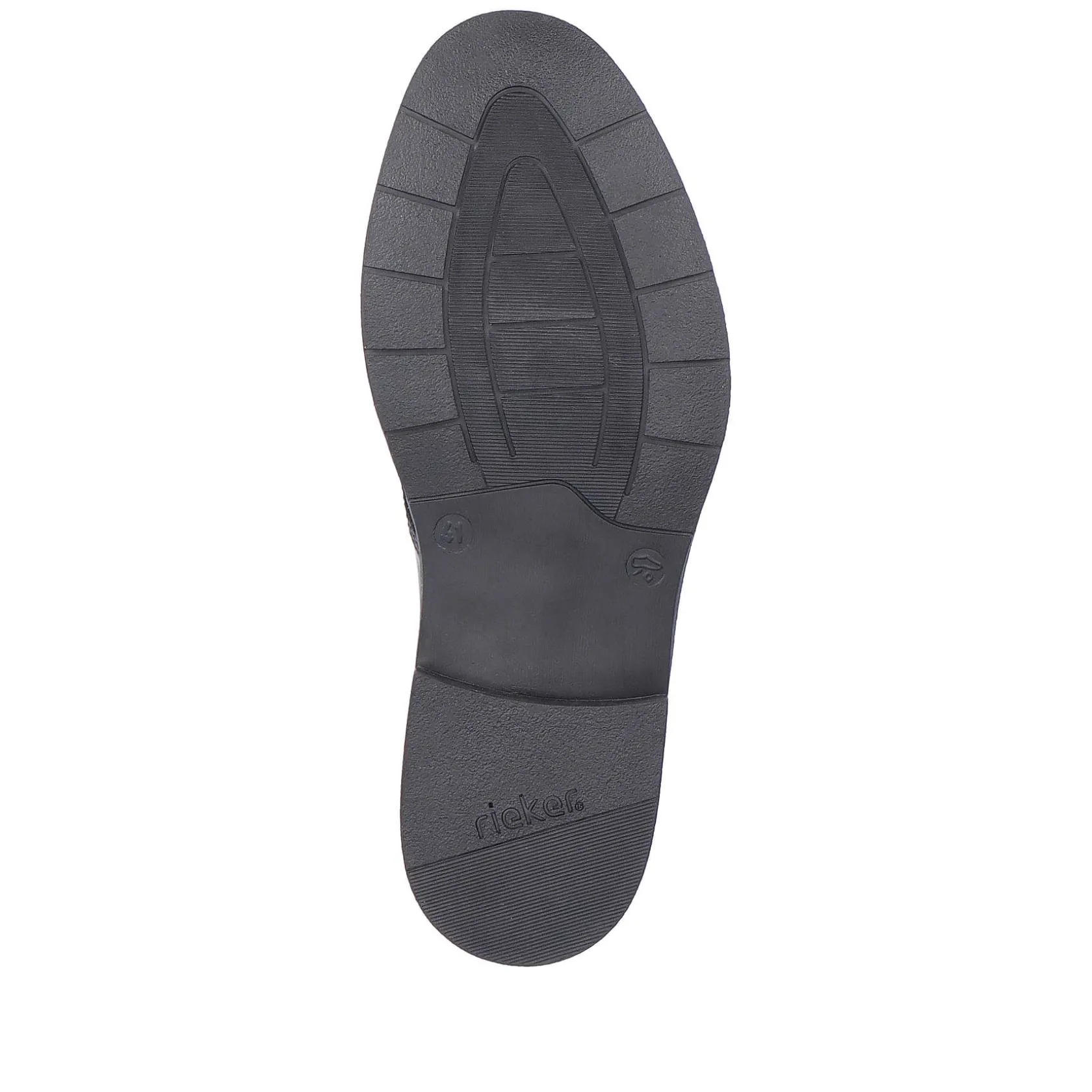 Rieker Business Shoes-Men'S Lace-Up Shoes Midnight Black