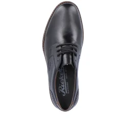 Rieker Business Shoes-Men'S Lace-Up Shoes Midnight Black