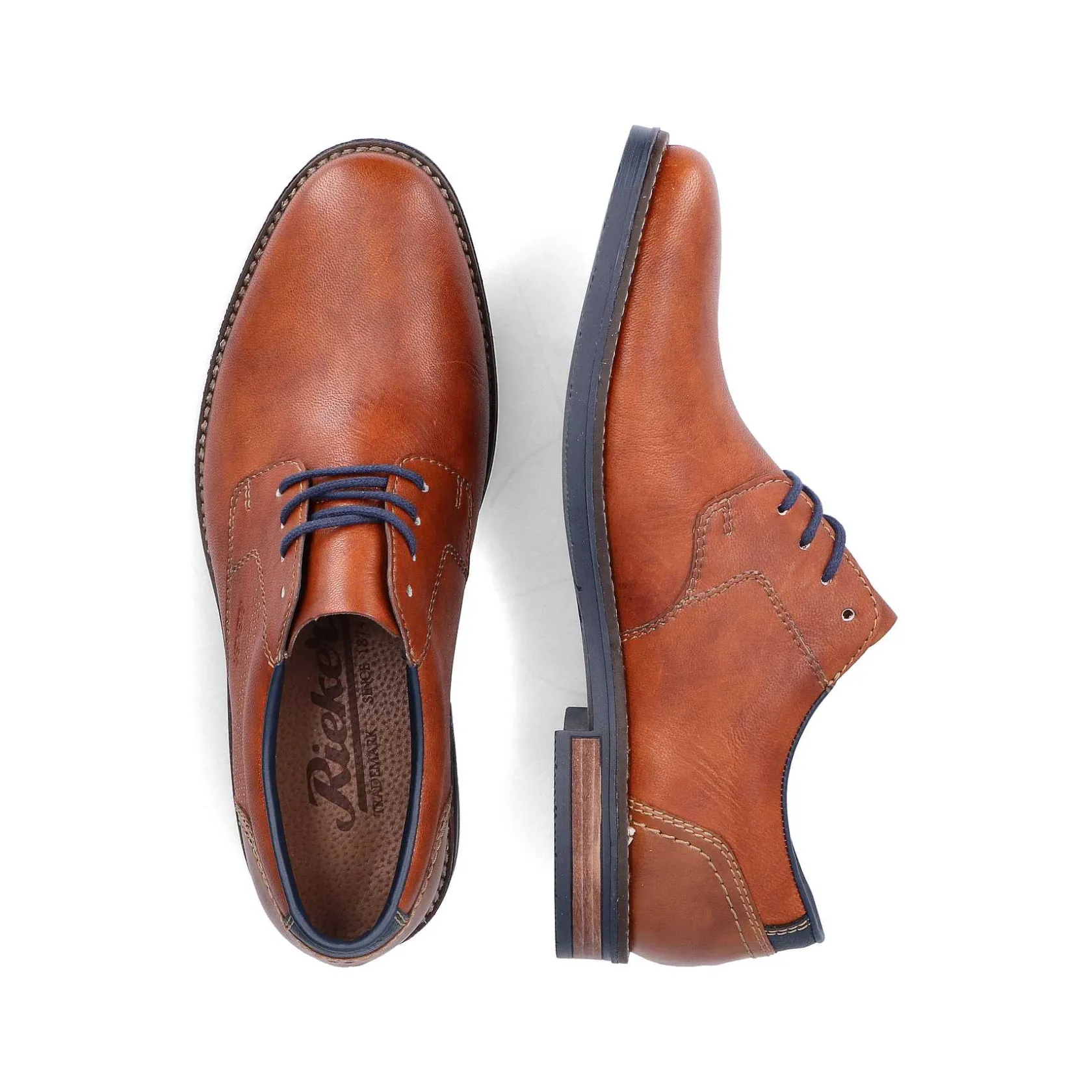 Rieker Low Shoes & Slippers-Men'S Lace-Up Shoes Copper