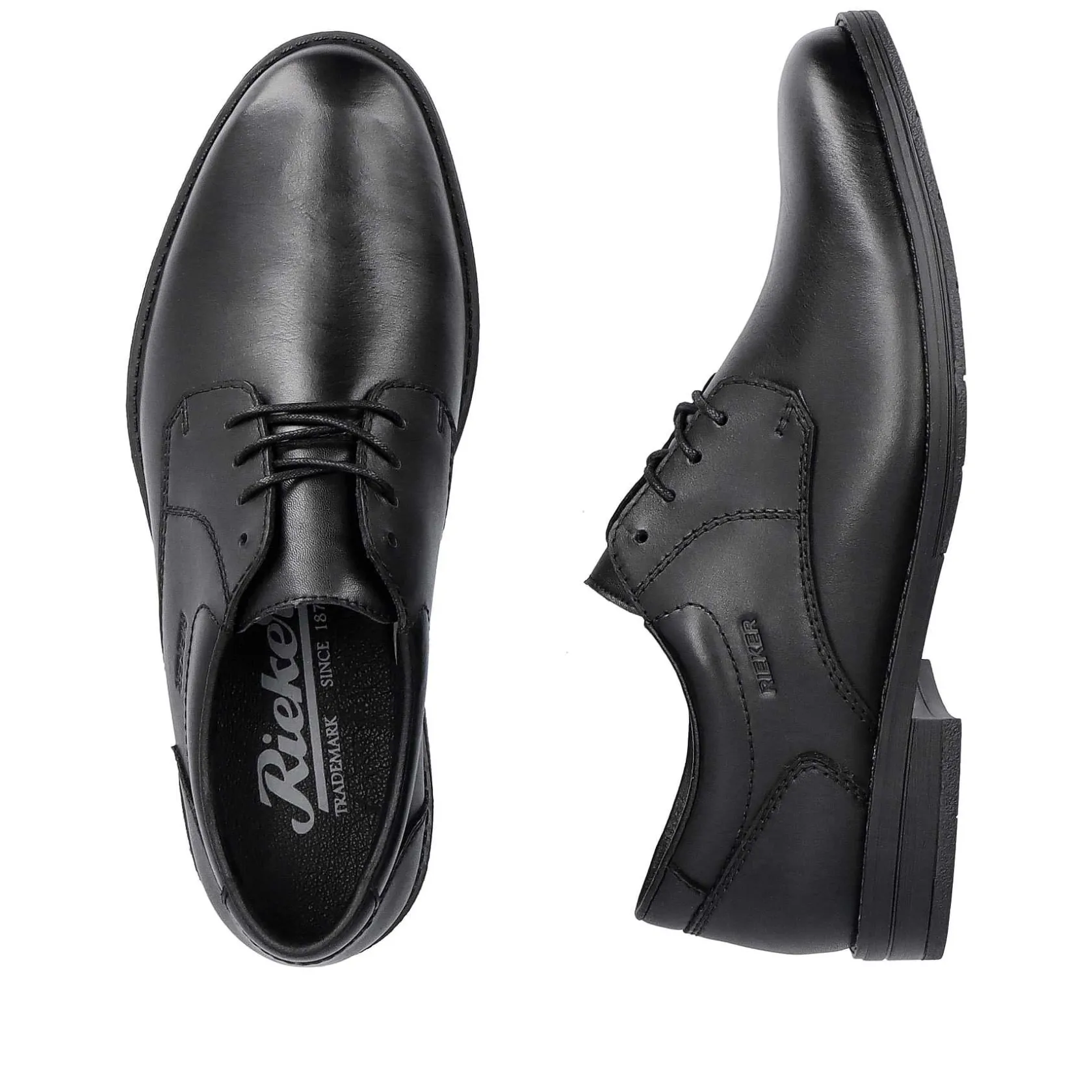 Rieker Low Shoes & Slippers-Men'S Lace-Up Shoes Midnight Black