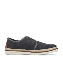 Rieker Low Shoes & Slippers-Men'S Lace-Up Shoes Dark Grey