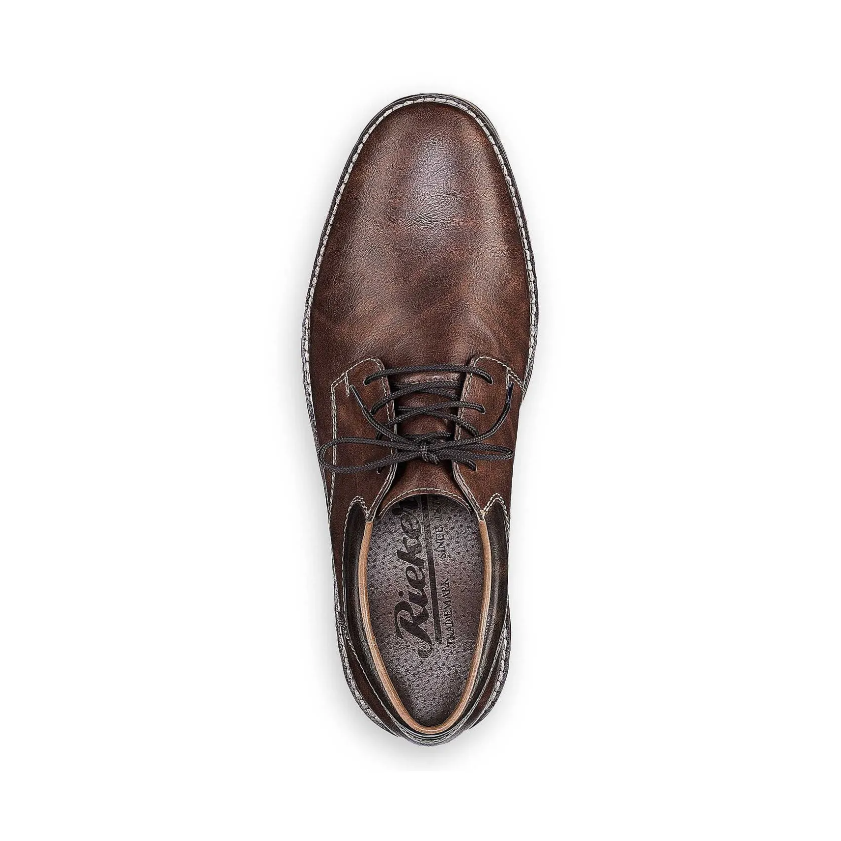 Rieker Low Shoes & Slippers-Men'S Lace-Up Shoes Nougat Brown