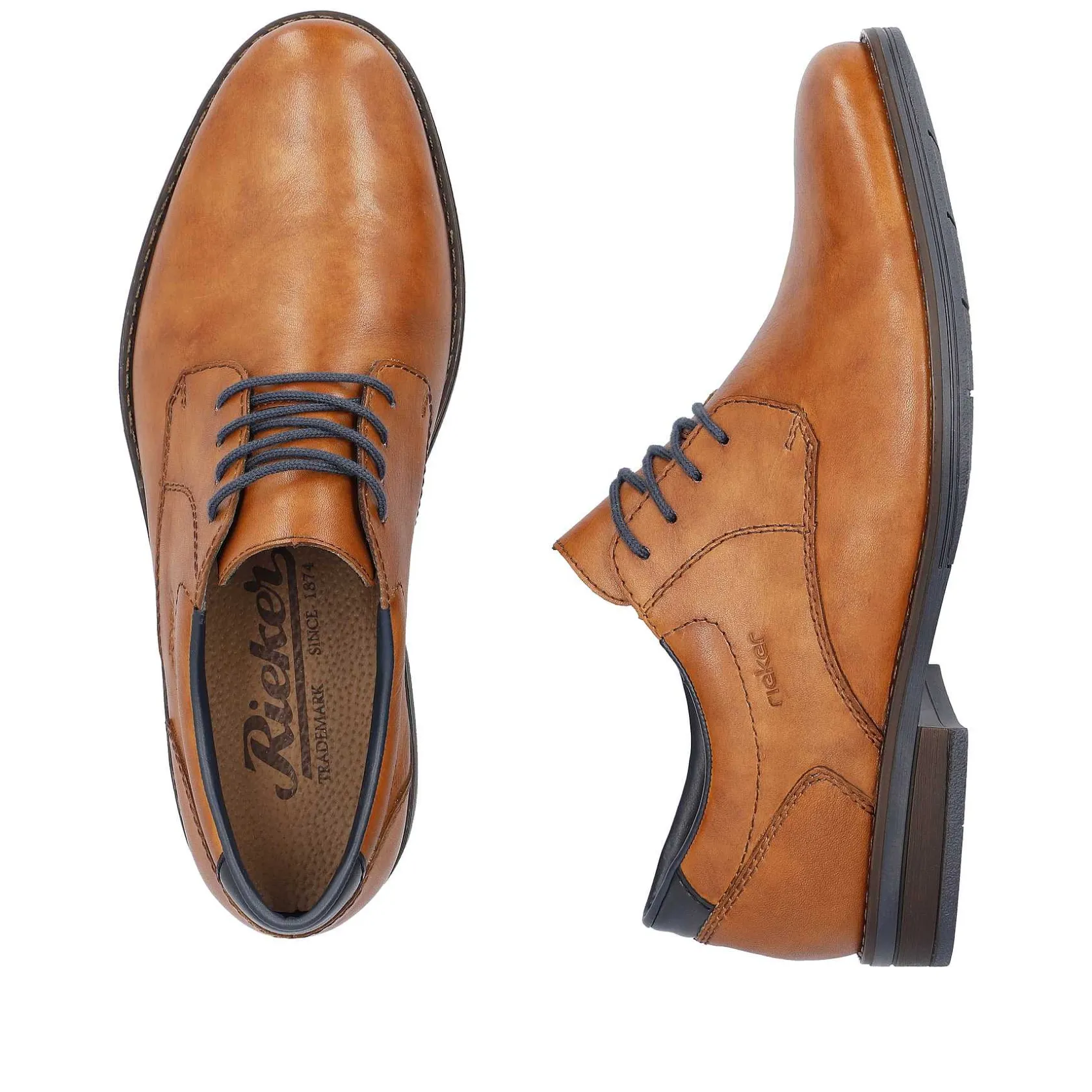 Rieker Low Shoes & Slippers-Men'S Lace-Up Shoes Wood Brown
