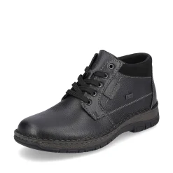 Rieker Low Shoes & Slippers-Men'S Lace-Up Shoes Graphite Black