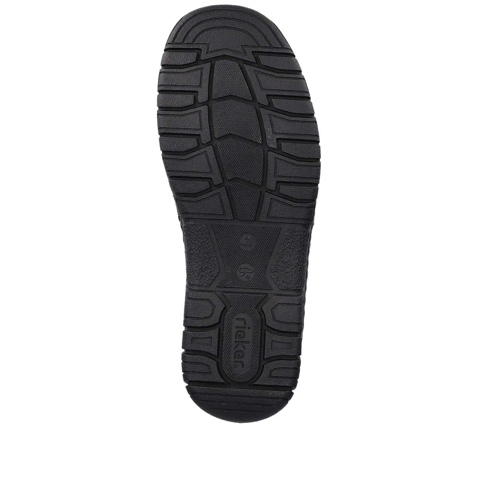 Rieker Low Shoes & Slippers-Men'S Lace-Up Shoes Graphite Black