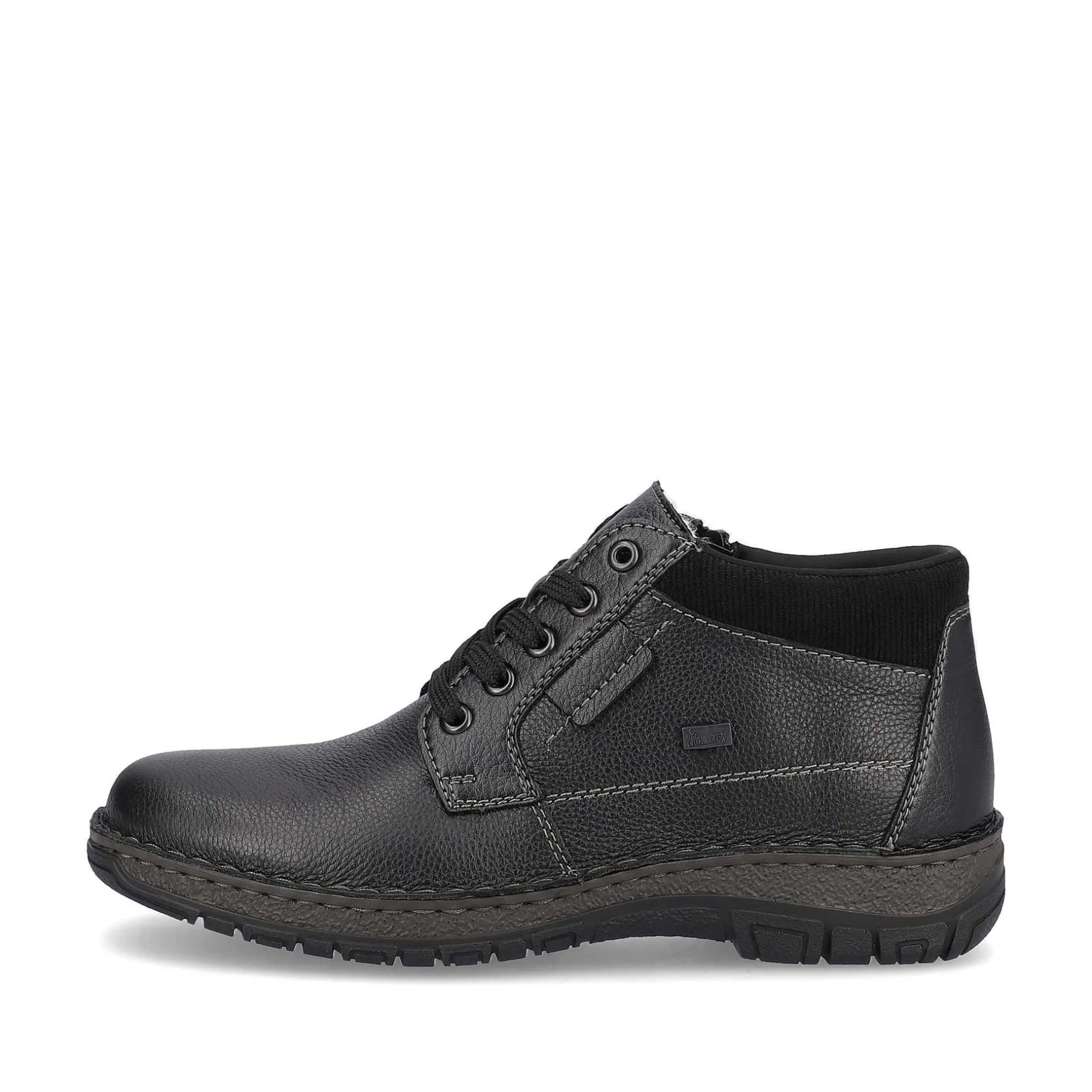 Rieker Low Shoes & Slippers-Men'S Lace-Up Shoes Graphite Black