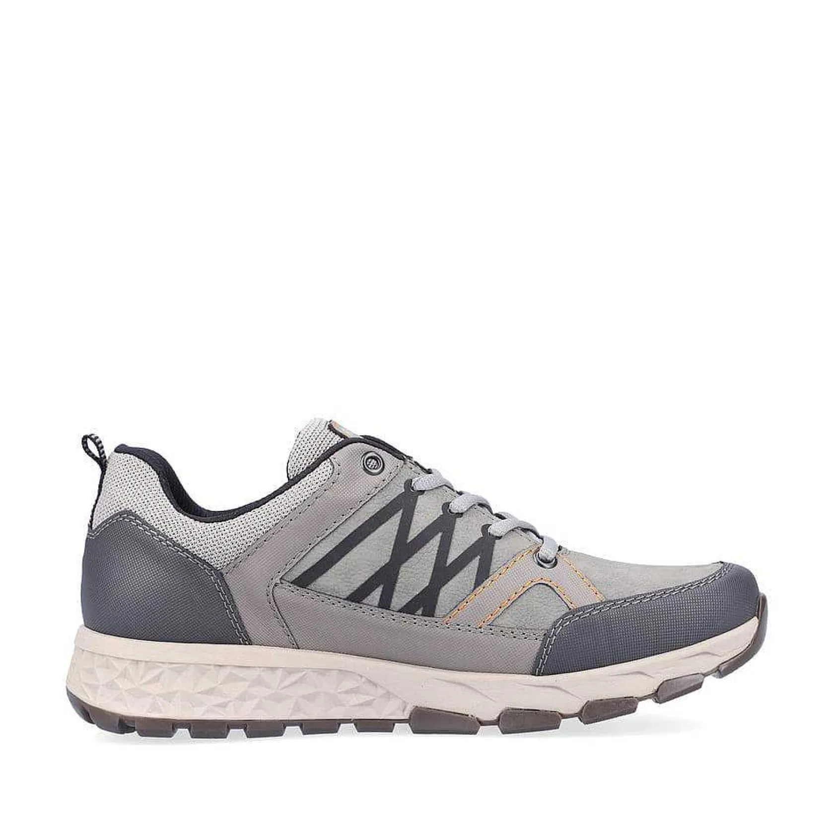 Rieker Low Shoes & Slippers-Men'S Lace-Up Shoes Moon Grey
