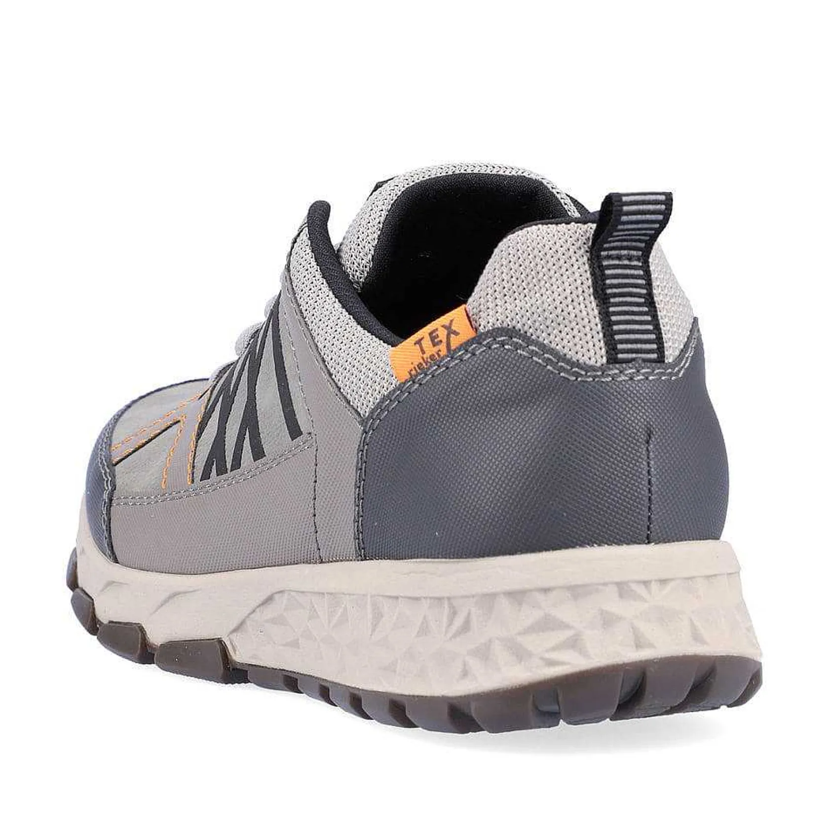 Rieker Low Shoes & Slippers-Men'S Lace-Up Shoes Moon Grey