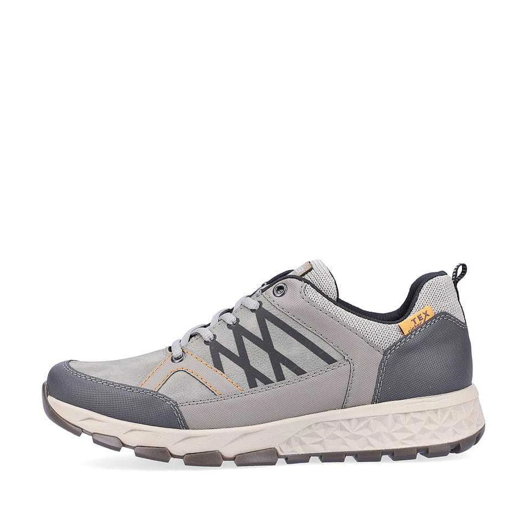 Rieker Low Shoes & Slippers-Men'S Lace-Up Shoes Moon Grey