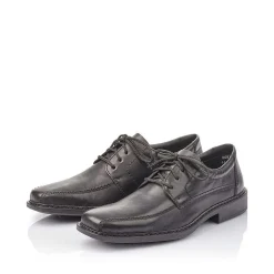 Rieker Business Shoes-Men'S Lace-Up Shoes Glossy Black