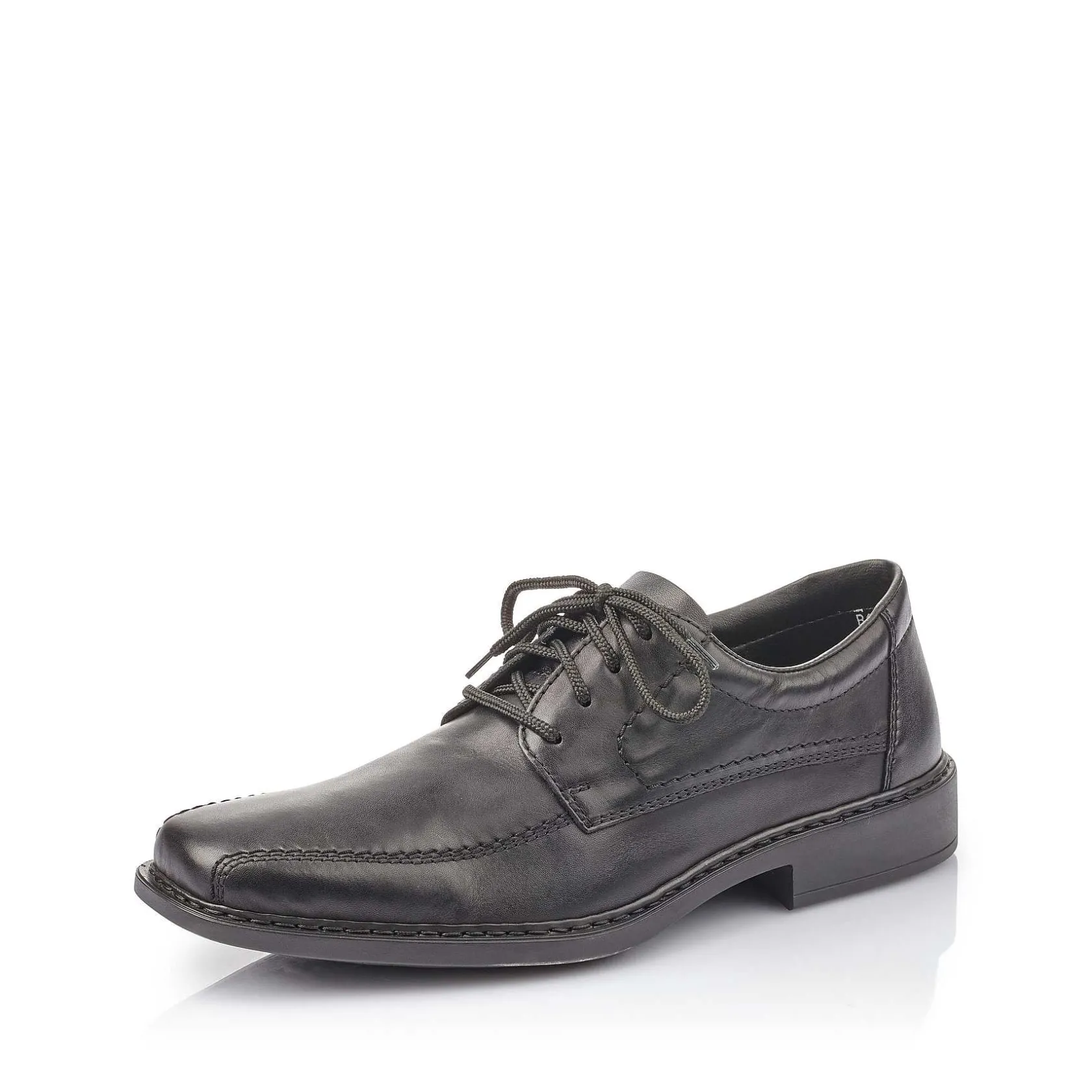 Rieker Business Shoes-Men'S Lace-Up Shoes Glossy Black
