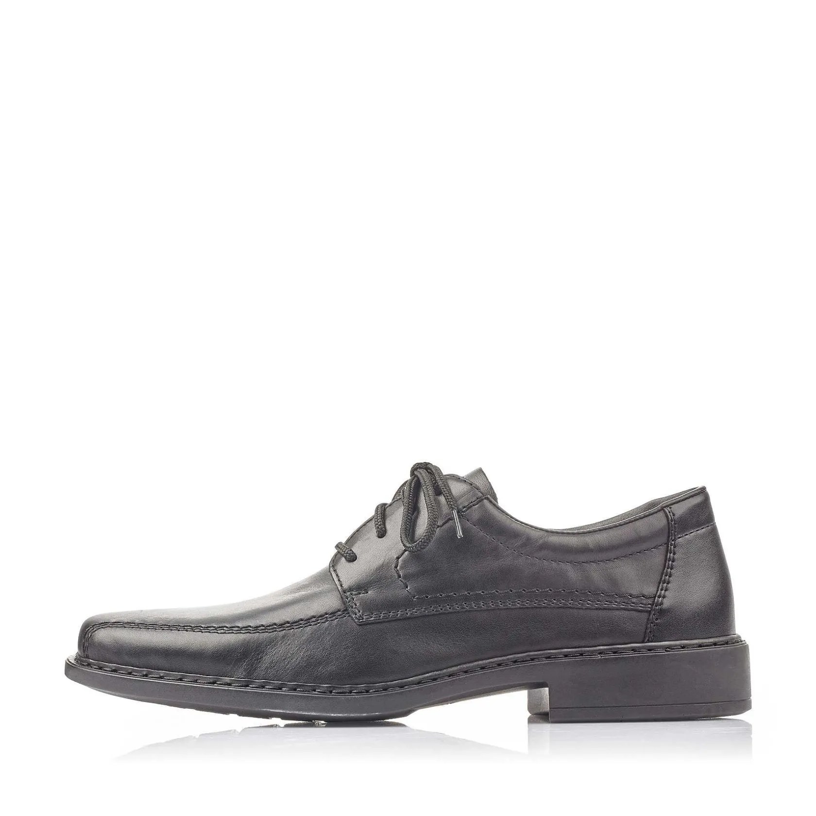 Rieker Business Shoes-Men'S Lace-Up Shoes Glossy Black