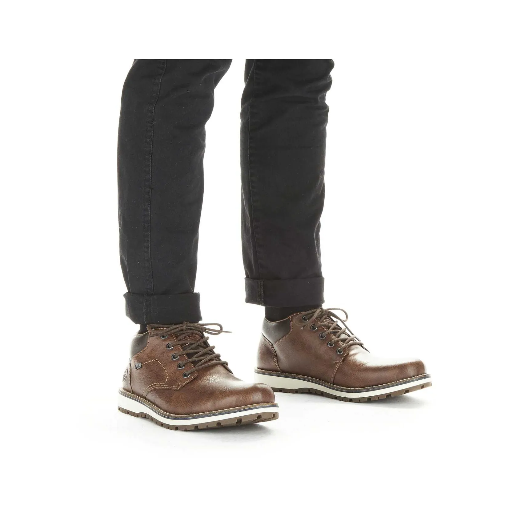 Rieker Low Shoes & Slippers-Men'S Lace-Up Shoes Caramel Brown
